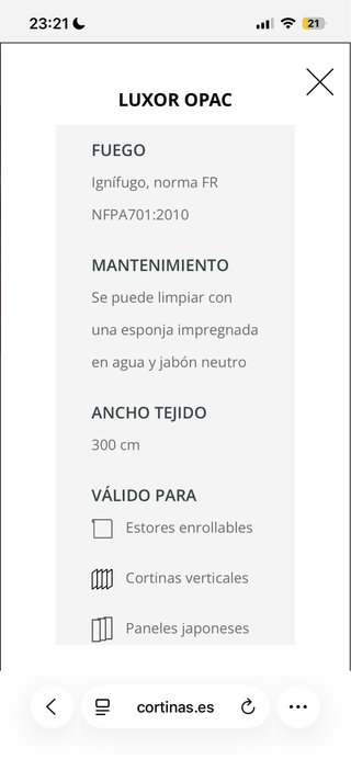 Estor enrollable opaco motor electrico CORTINAS.es