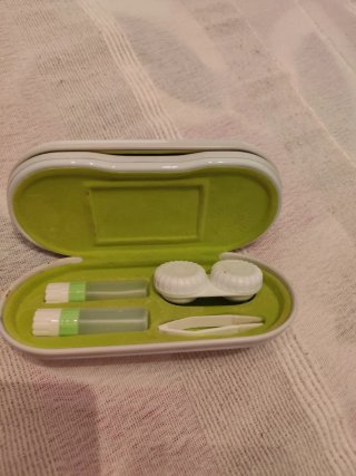 Funda doble para gafas y lentillas