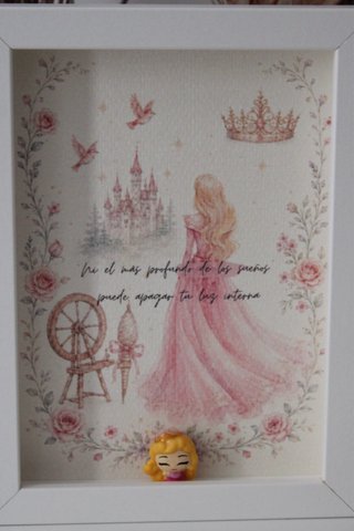 Cuadro Decorativo Aurora Bella Durmiente