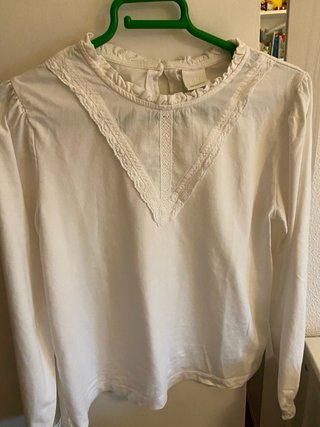 Camiseta Zara Blanca Talla XS/34/6