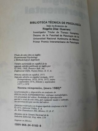 Psicologia experimental