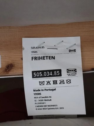 Sofá Chaise Longe Friheten Ikea Blanco