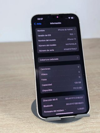 iPhone 13 128 GB Blanco COMO NUEVO