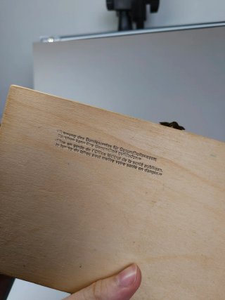 Caja de Puros de Madera Rossli