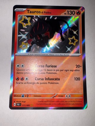 Tauros di Paldea 111/091 ITA