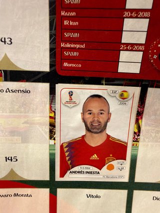 Álbum Panini Mundial Rusia 2018 + 6 cromos origina