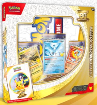 Colección con Póster - Pokémon 30 Aniversario