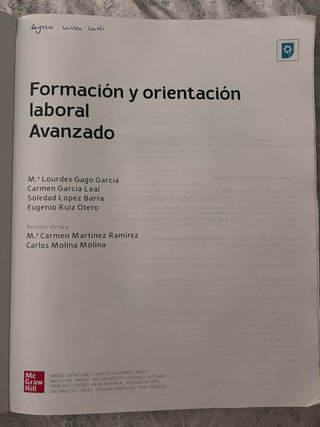 Formación y orientación laboral Avanzado