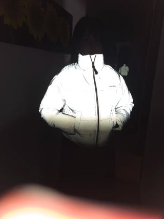 Chaqueta reflectante impermeable ligera