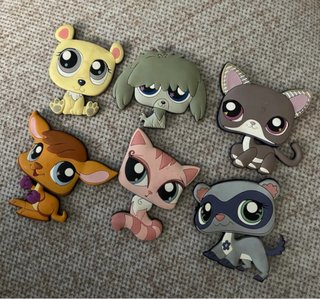 Lote 6 figuras Littlest Pet Shop