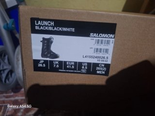 Botas Salomon Launch Black/White Talla 4