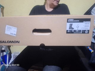 Botas Salomon Launch Black/White Talla 4