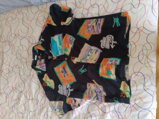 Camisa manga corta estampada