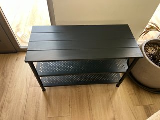 Banco Zapatero IKEA PINNIG Negro