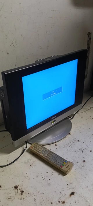 televisor 15 pulgadas con reproductor DVD Haier