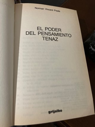 El Poder Del Pensamiento Tenaz