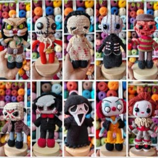 Muñecos de Terror a Crochet