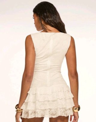 Vestido Mini SHEIN BAE Beige