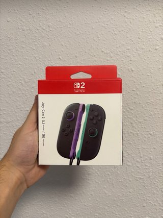 Nuevos Joy-Cons Nintendo Switch 2 Morado/Verde