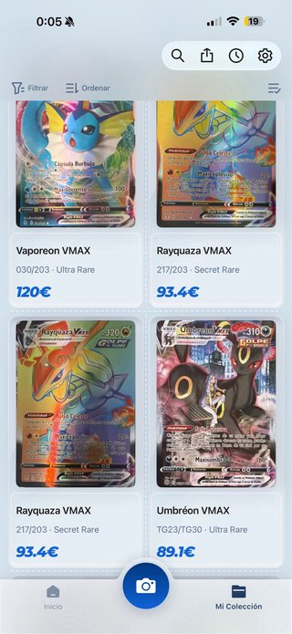 Colección Cartas Pokémon