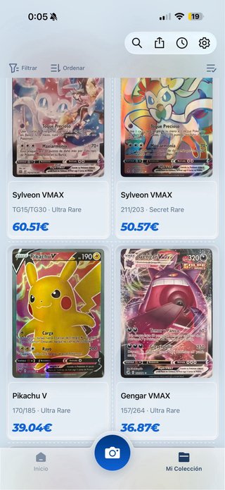 Colección Cartas Pokémon