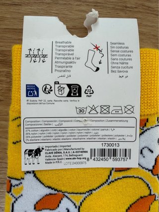 CALCETINES ALE-HOP PATITOS SIN ESTRENAR