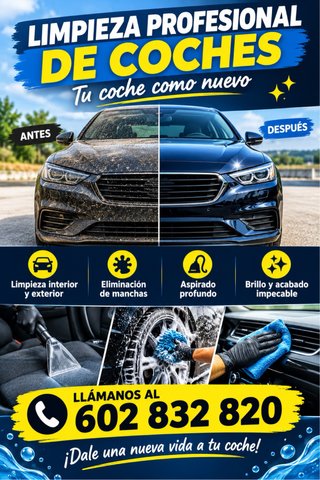 Limpieza coches interior i exterior