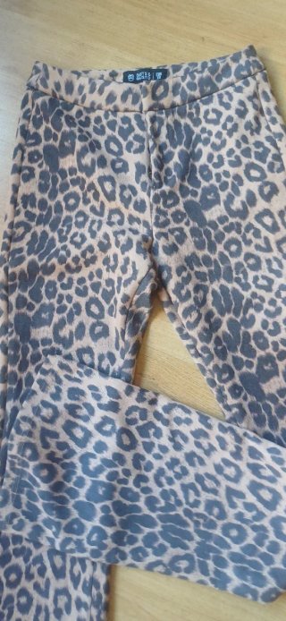 Pantalón Acampanado Estampado Leopardo