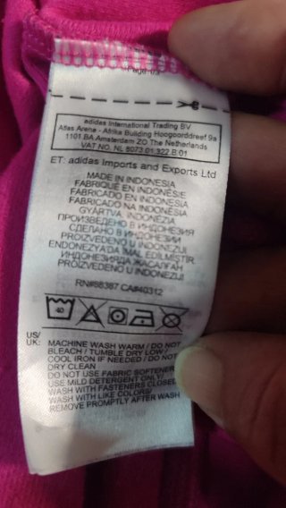 Chaqueta Adidas niña rosa