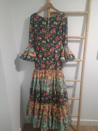 Traje de flamenca estampado