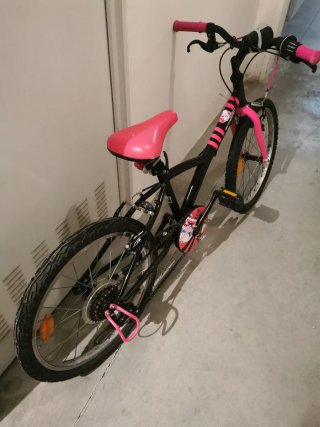 Trío Infantil Naranja y Bicicleta