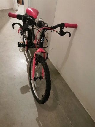 Trío Infantil Naranja y Bicicleta