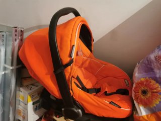 Trío Infantil Naranja y Bicicleta