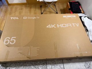 TCL Smart TV 65” 65P631 – Para piezas / Panel roto