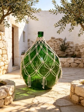 Copri Damigiana Macramè Artigianale Boho chic