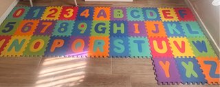 Alfombra Infantil de Números y Letras