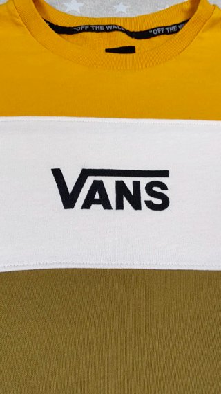 Sudadera Vans Amarilla y Verde Talla XL