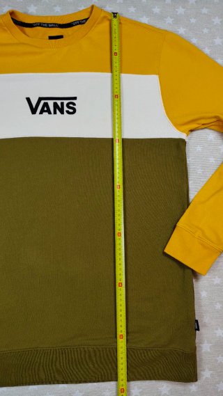 Sudadera Vans Amarilla y Verde Talla XL