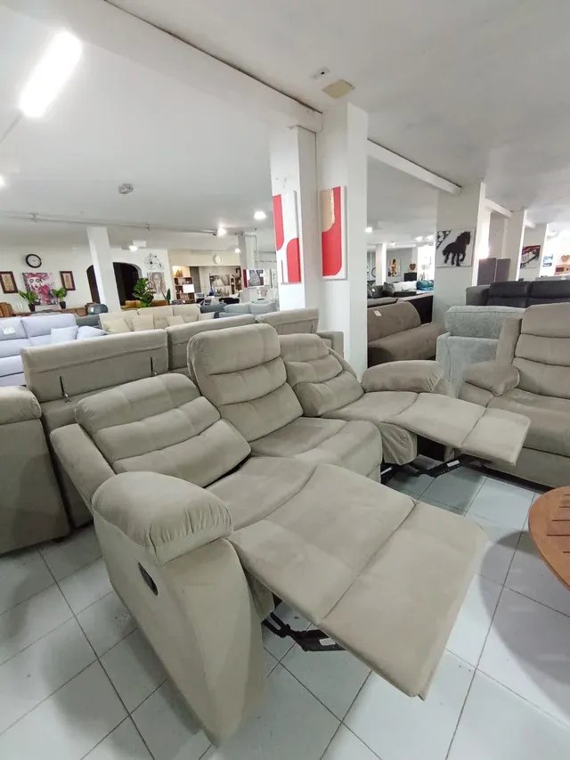 Set Sofás Relax 1, 2 y 3 Plazas Beige