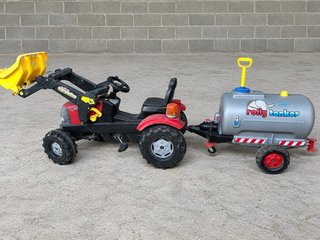 Tractor de Juguete Rolly Toys con Cisterna