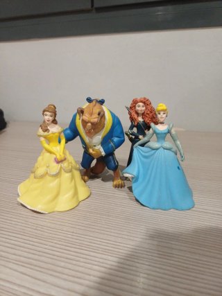 Pack 4 Figuras Princesas Disney