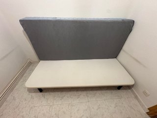 Somier Tapizado y colchón 90x200