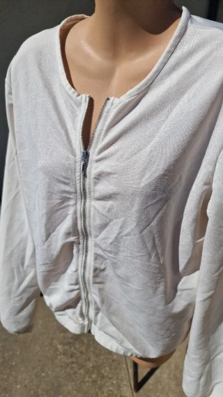 Casaco Casual Esmara Branco com Fecho