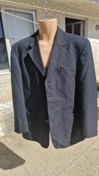 Blazer Clássico Cinzento Escuro Tamanho 52