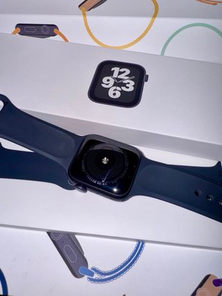 Apple Watch SE 44mm Preto/Azul Marinho