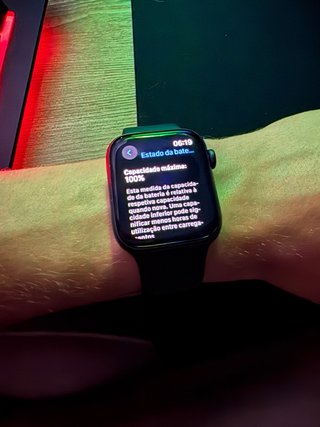 Apple Watch SE 44mm Preto/Azul Marinho