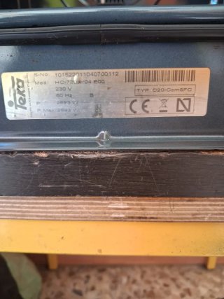 Horno Teka Blanco y vitrocerámica teka