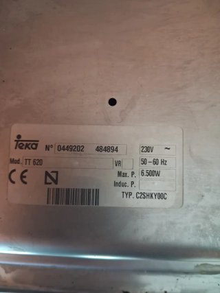 Horno Teka Blanco y vitrocerámica teka