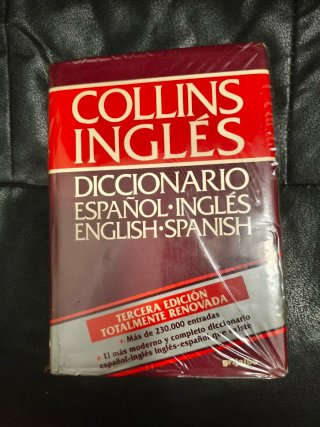 Diccionario de ingles-español Collins,gran formato