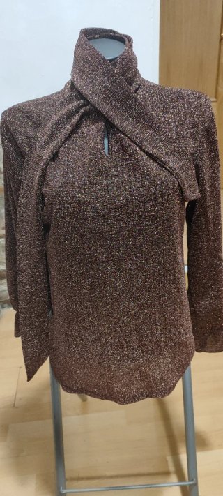 Blusa de Lurex Brillante Talla L